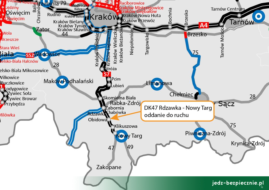 Polskie drogi – oddanie do ruchu DK47 Rdzawka - Nowy Targ